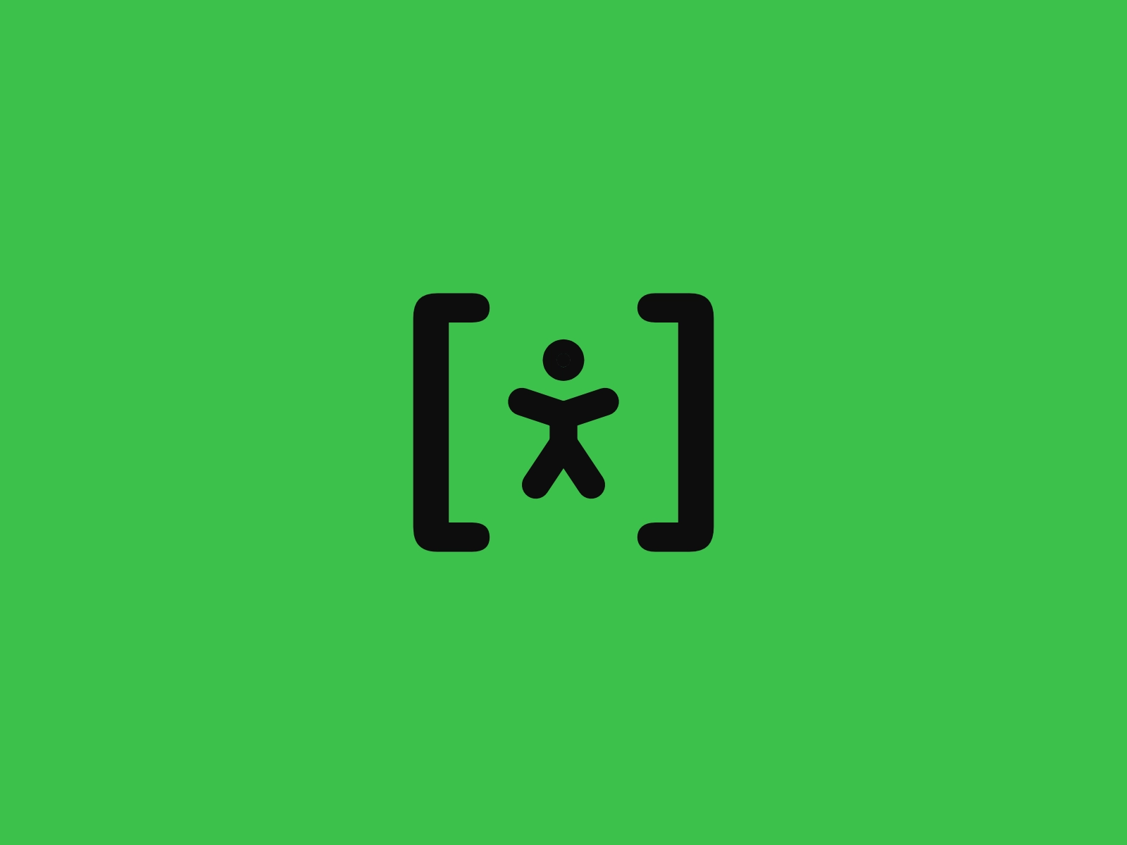 Logo serii artykułów o dostępności cyfrowej na zielonym tle.